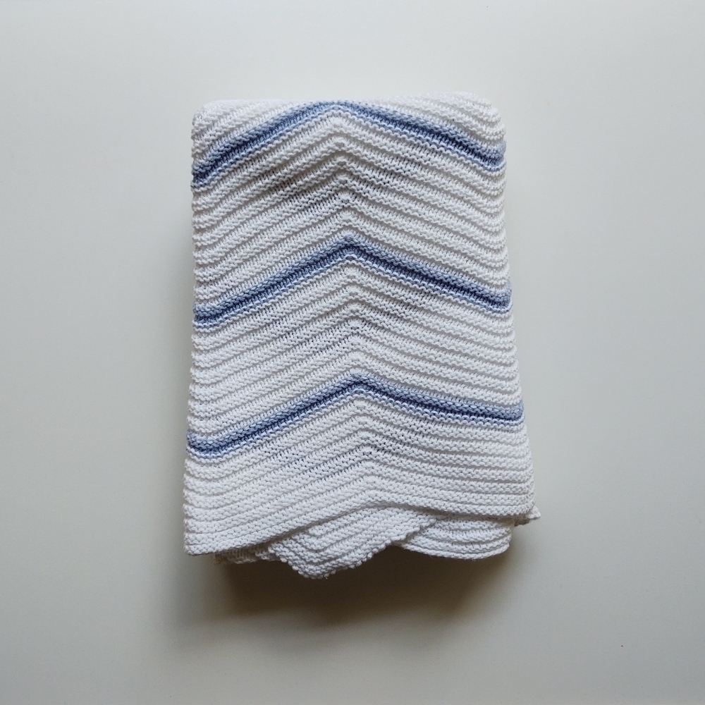 SILVER Cloud Knit Blanket